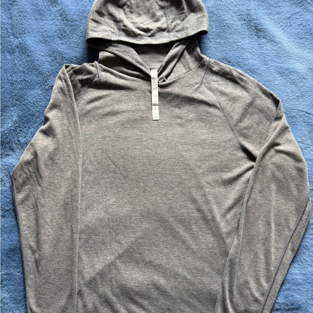 Lululemon Athletica Gray Hooded Sweatshirt